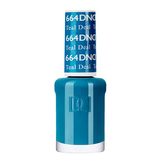 DND Nail Lacquer - 664 Green Colors - Teal Deal