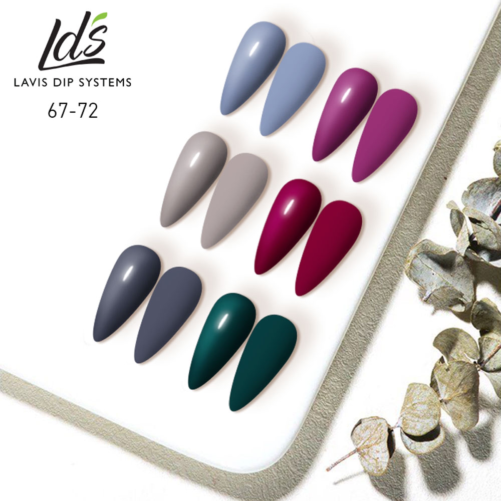 LDS Nail Lacquer Set (6 colors): 067 to 072
