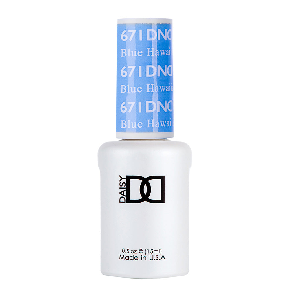 DND Gel Polish - 671 Blue Colors - Blue Hawaiian