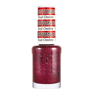 DND Nail Lacquer - 677 Red Colors - Red Ombre