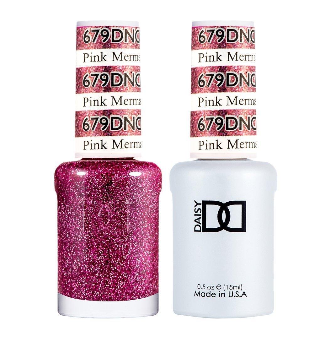 DND Gel Nail Polish Duo - 679 Pink Colors - Pink Mermaid