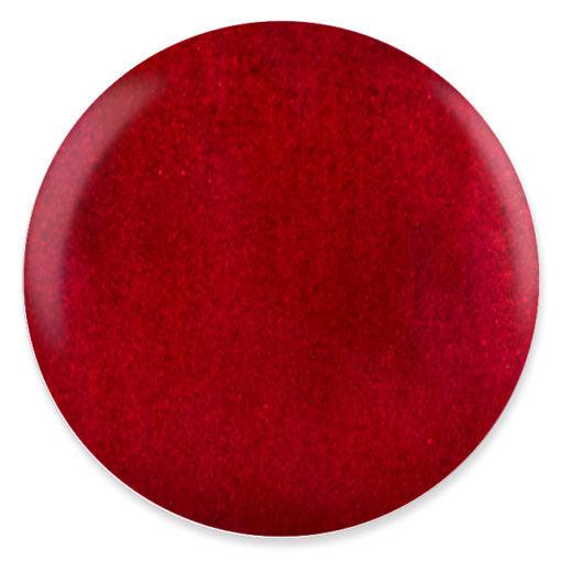 DND Acrylic & Powder Dip Nails 689 - Red Metallic Colors