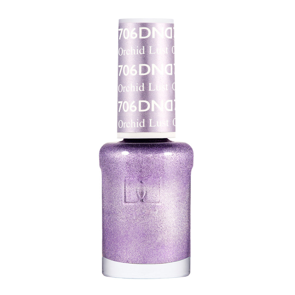 DND Nail Lacquer - 706 Purple Colors - Orchid Lust