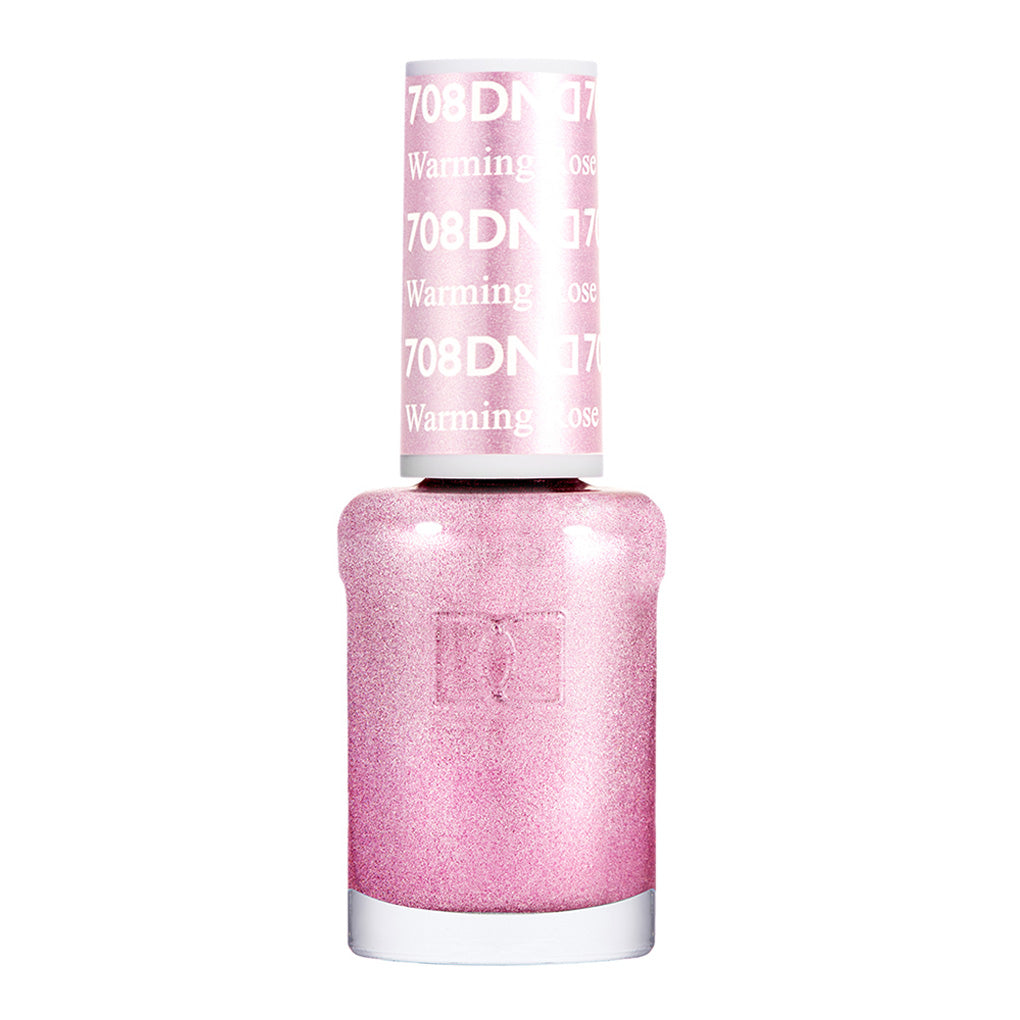 DND Nail Lacquer - 708 Pink Colors - Warming Rose