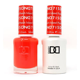DND Gel Nail Polish Duo - 715 Orange Colors - Island Punch by DND - Daisy Nail Designs sold by DTK Nail Supply