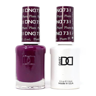 DND Gel Nail Polish Duo - 731 Purple Colors - Plum by DND - Daisy Nail Designs sold by DTK Nail Supply