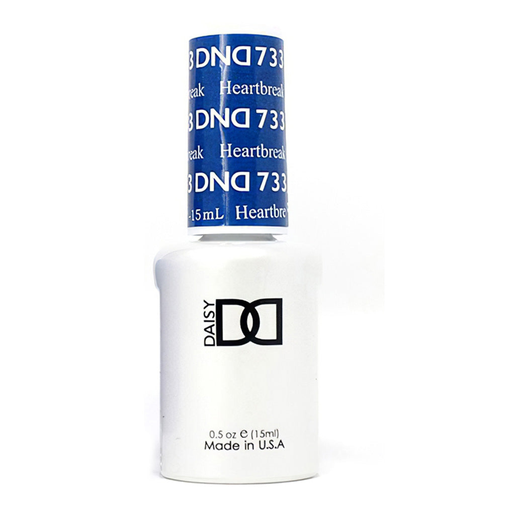 DND Gel Polish - 733 Blue Colors - Heartbreak