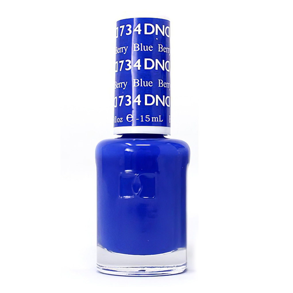 DND Nail Lacquer - 734 Blue Colors - Berry Blue