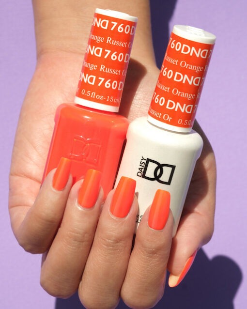 DND Nail Lacquer - 760 Orange Colors - Russet Orange