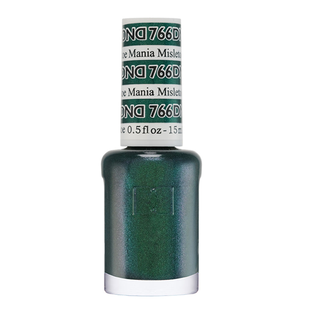 DND Nail Lacquer - 766 Green Colors - Mistletoe Mania