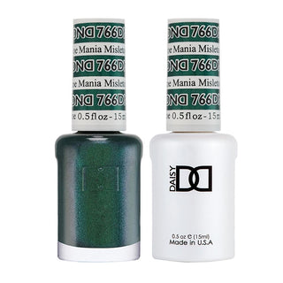 DND Gel Nail Polish Duo - 766 Green Colors - Mistletoe Mania by DND - Daisy Nail Designs sold by DTK Nail Supply