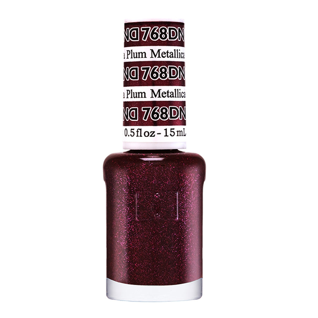 DND Nail Lacquer - 768 Pink Colors - Metallica Plum