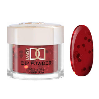 DND Acrylic & Powder Dip Nails 772 - Glitter Red Colors