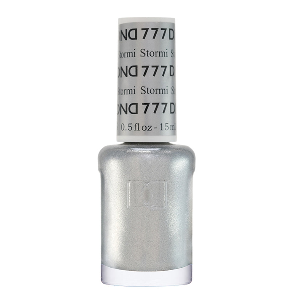DND Nail Lacquer - 777 Silver Colors - Stormi