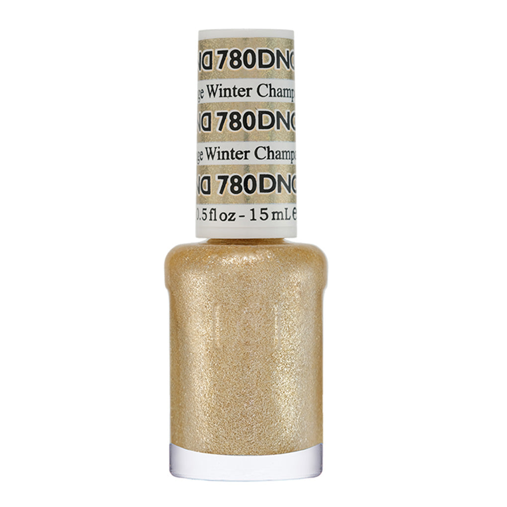 DND Nail Lacquer - 780 Gold Colors - Champagne Winter
