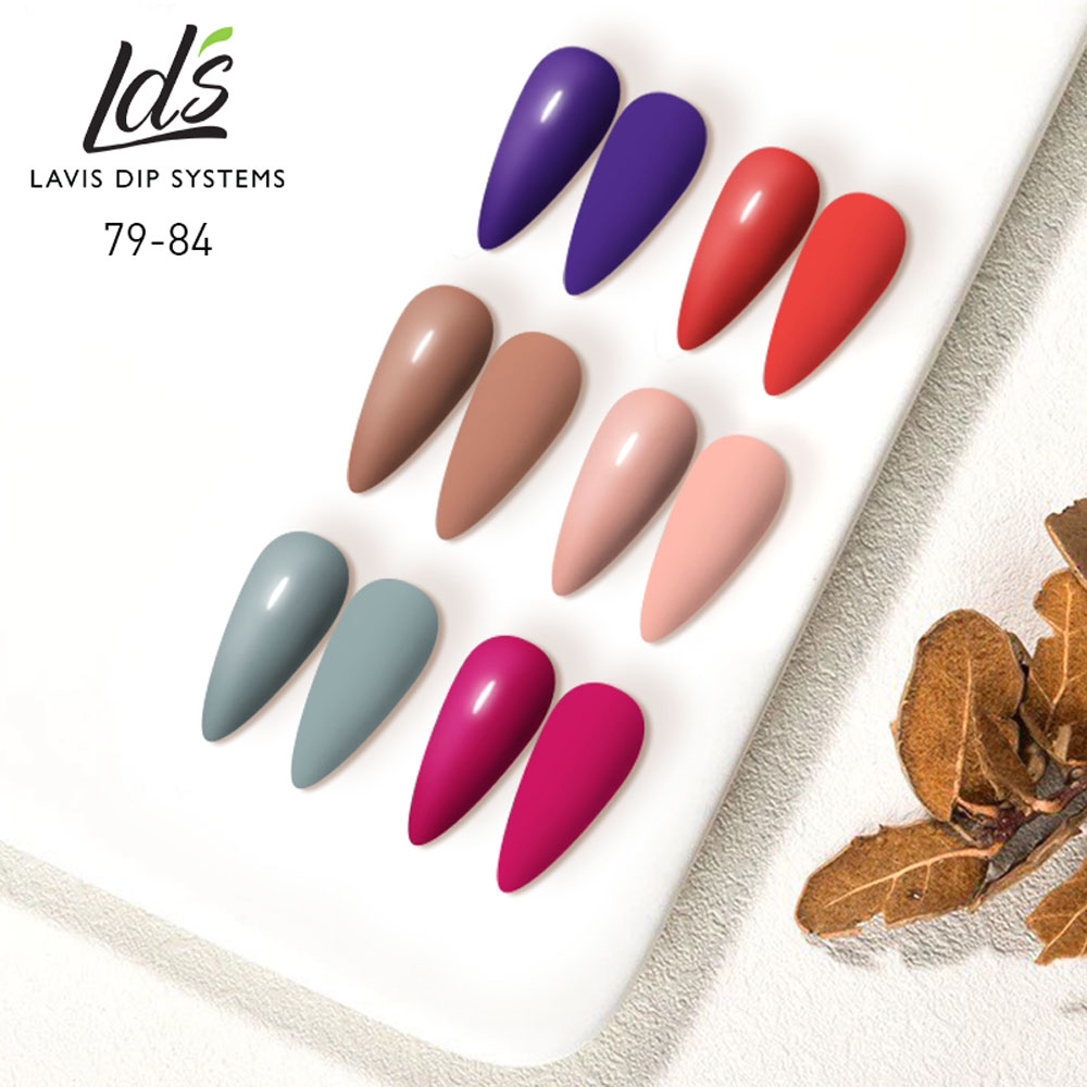 LDS Nail Lacquer Set (6 colors): 079 to 084