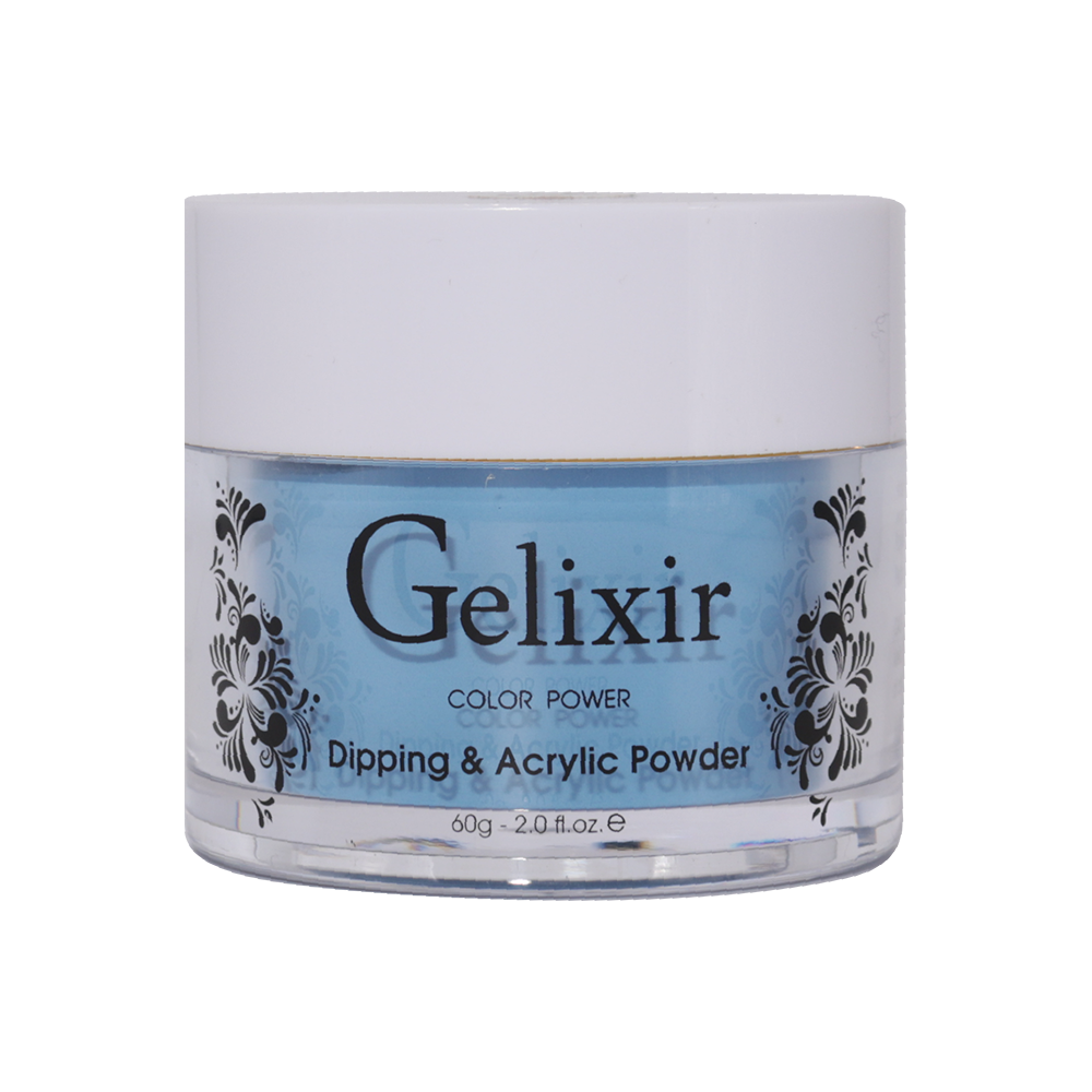 Gelixir Acrylic & Powder Dip Nails 080 Sea Blue - Blue Colors