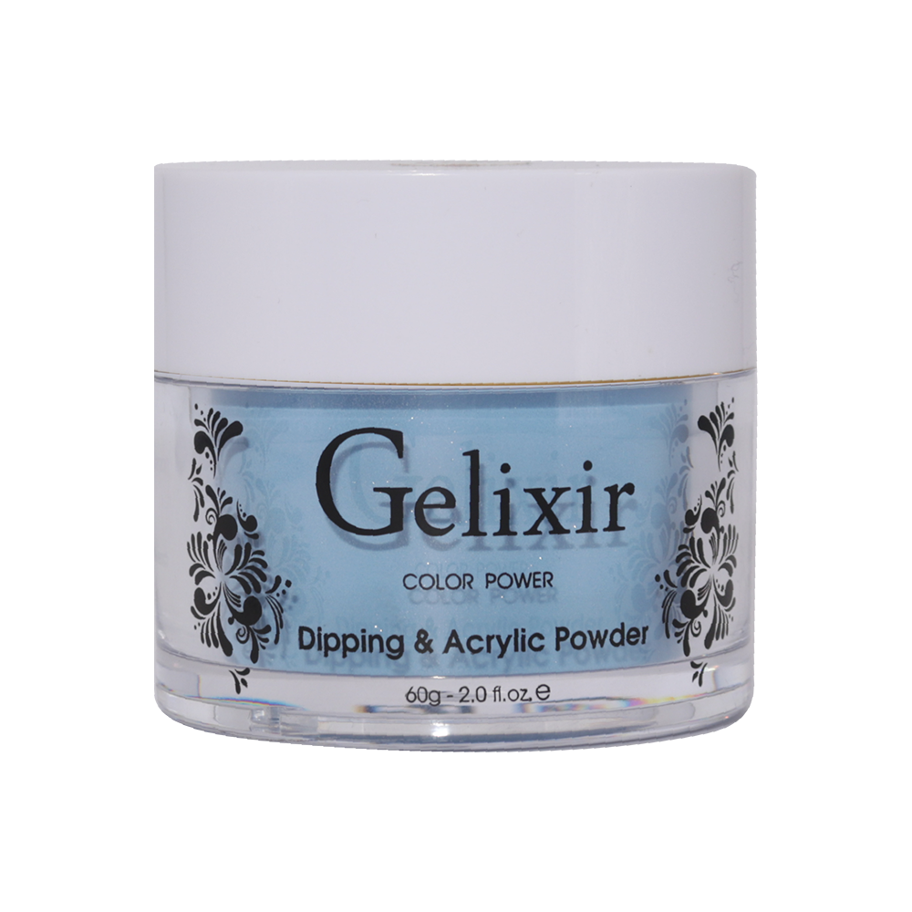 Gelixir Acrylic & Powder Dip Nails 081 Sea Of Night - Blue Glitter Colors