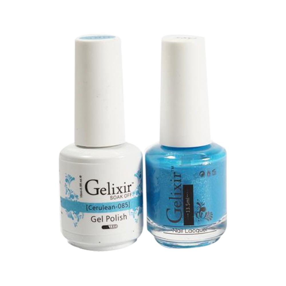Gelixir 085 Cerulean - Gel Nail Polish 0.5 oz