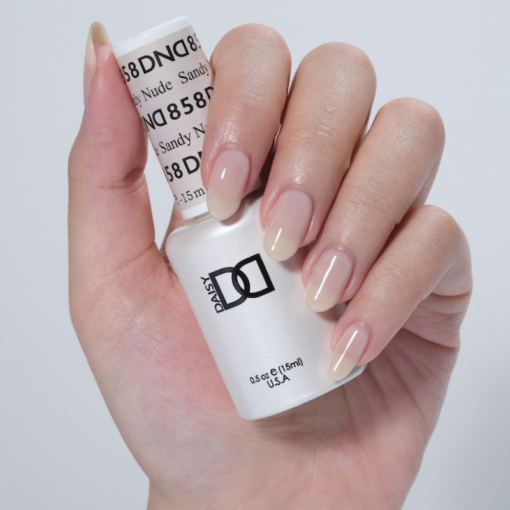 DND Gel Nail Polish Duo - 858 Sandy Nude