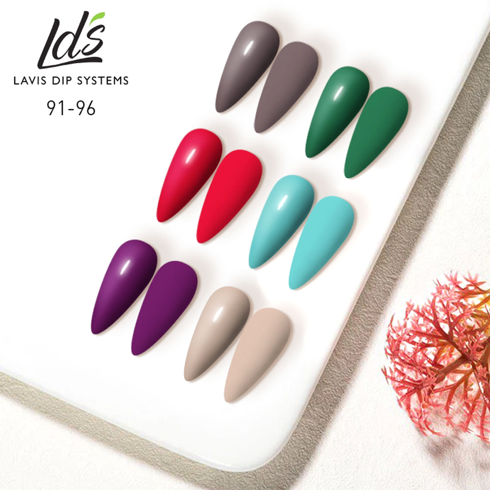 LDS Nail Lacquer Set (6 colors): 091 to 096