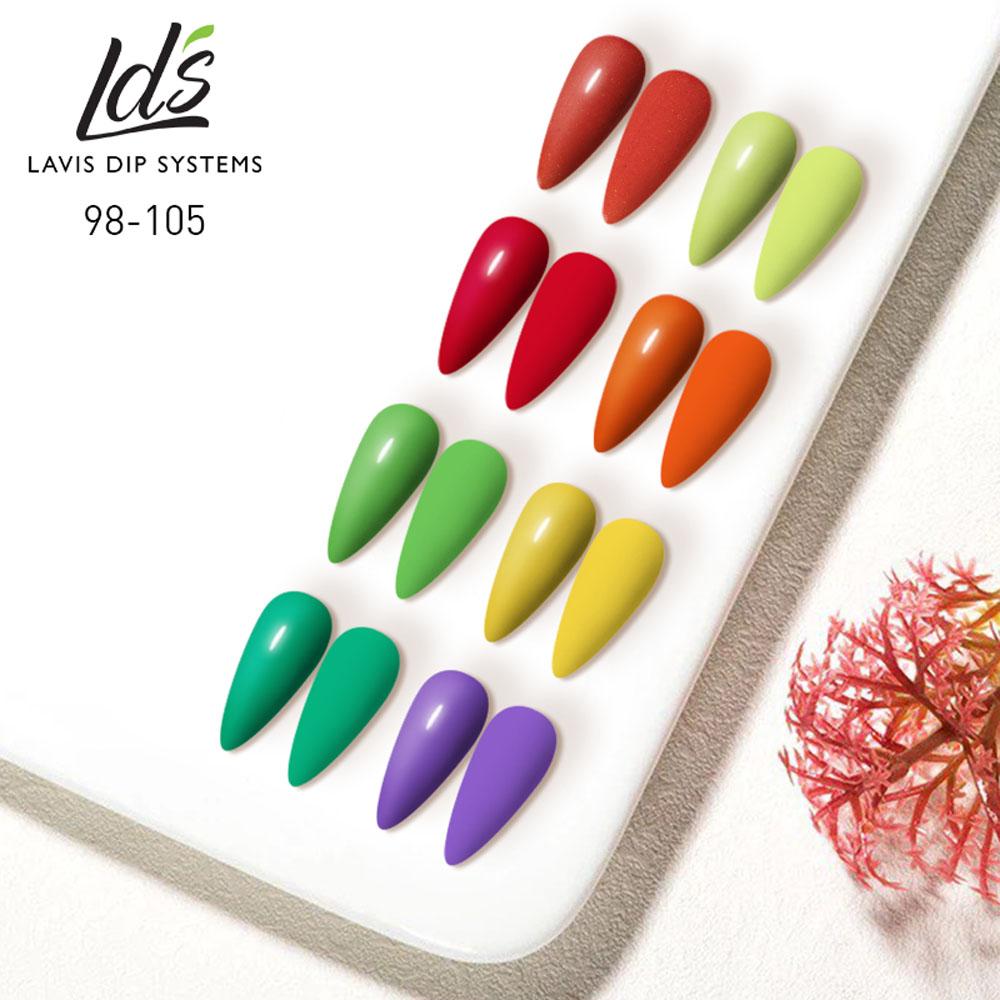 LDS Nail Lacquer Set (8 colors): 098 to 105