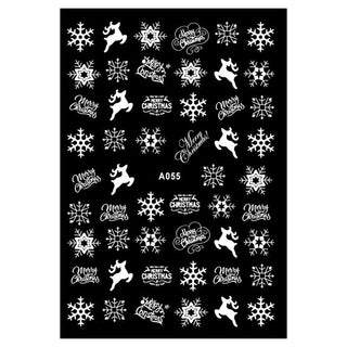 3D Winter Nail Art Stickers A055W