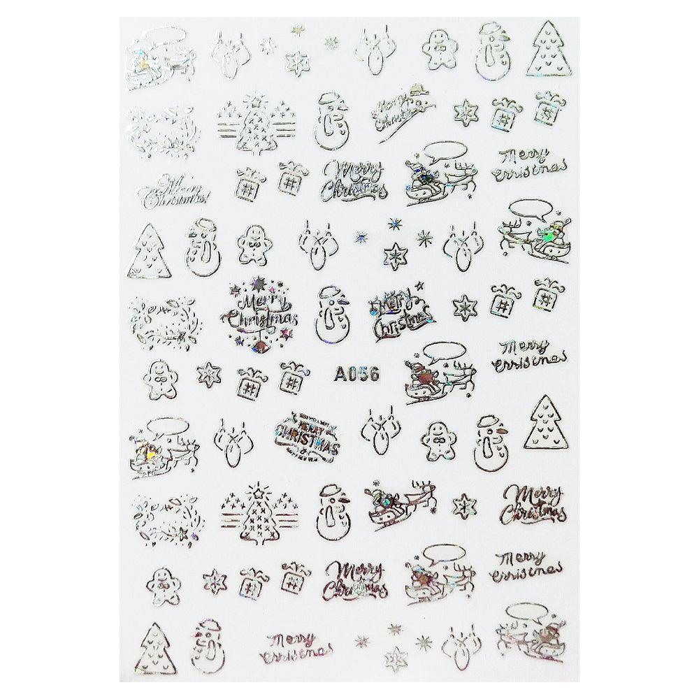 3D Winter Nail Art Stickers A056S