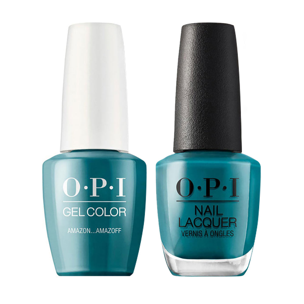 OPI Gel Nail Polish Duo Green Colors - A64 AmazON...AmazOFF