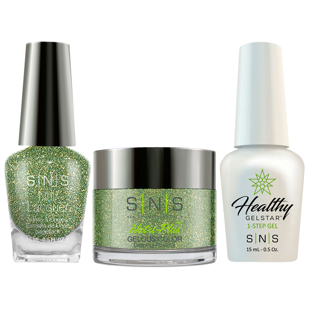 SNS 3 in 1 - AN17 Mossy Trails Gelous - Dip (1.5oz), Gel & Lacquer Matching