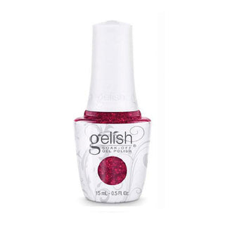 Gelish Nail Colours - Red Gelish Nails - 911 All Tied Up.. With A Bow - 1110911