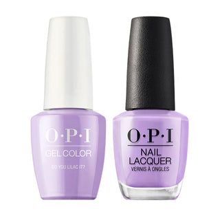 OPI Gel Nail Polish Duo Purple Colors - B29 Do You Lilac It?