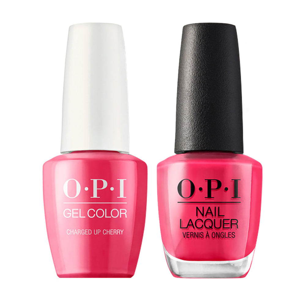 OPI Gel Nail Polish Duo Pink Colors - B35 Charged Up Cherry