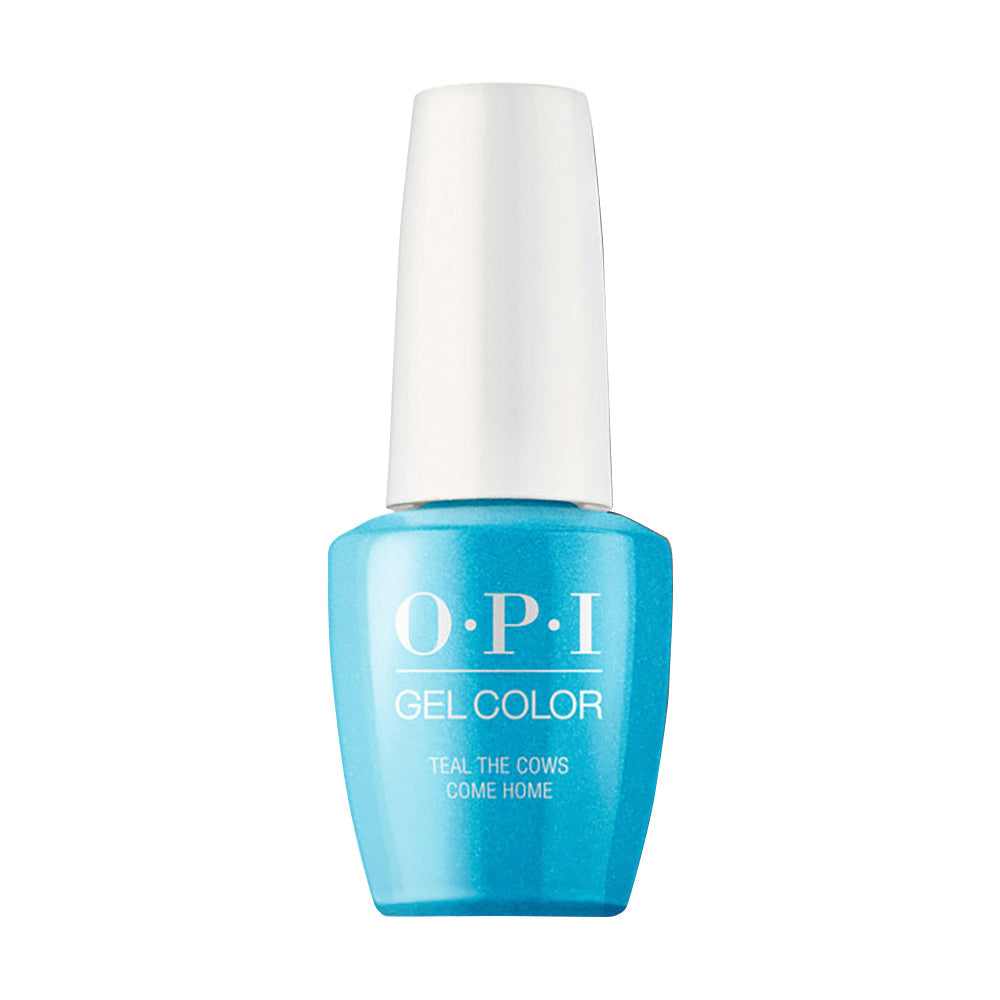 OPI Gel Polish Blue Colors - B54 Teal the Cows Come Home