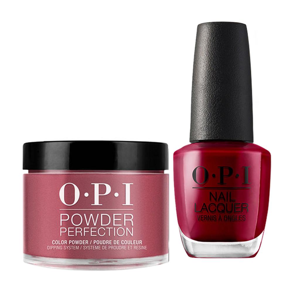 OPI B78 Miami Beet - Dip & Lacquer Combo