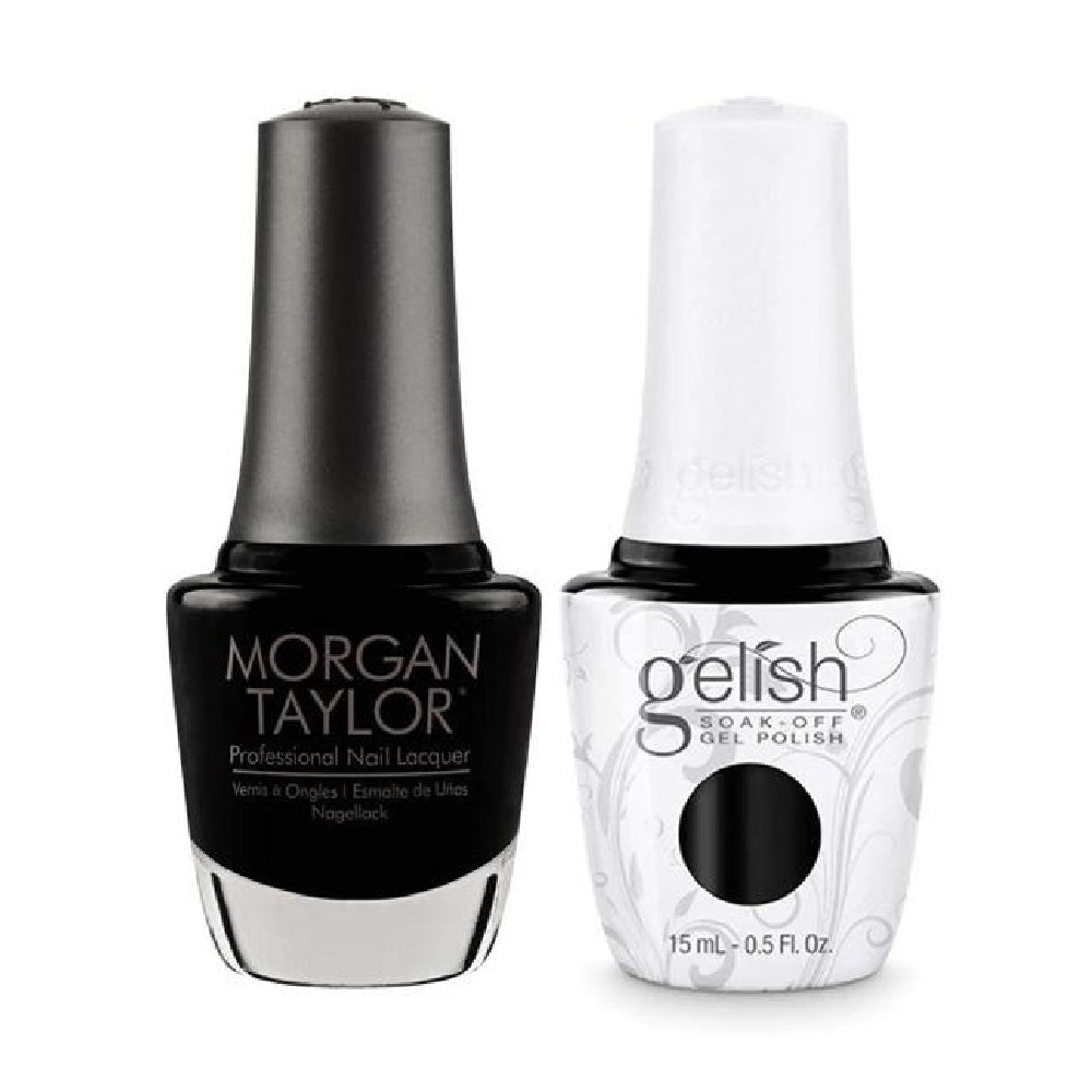 Gelish GE 830 - Black Shadow - Gelish & Morgan Taylor Combo 0.5 oz