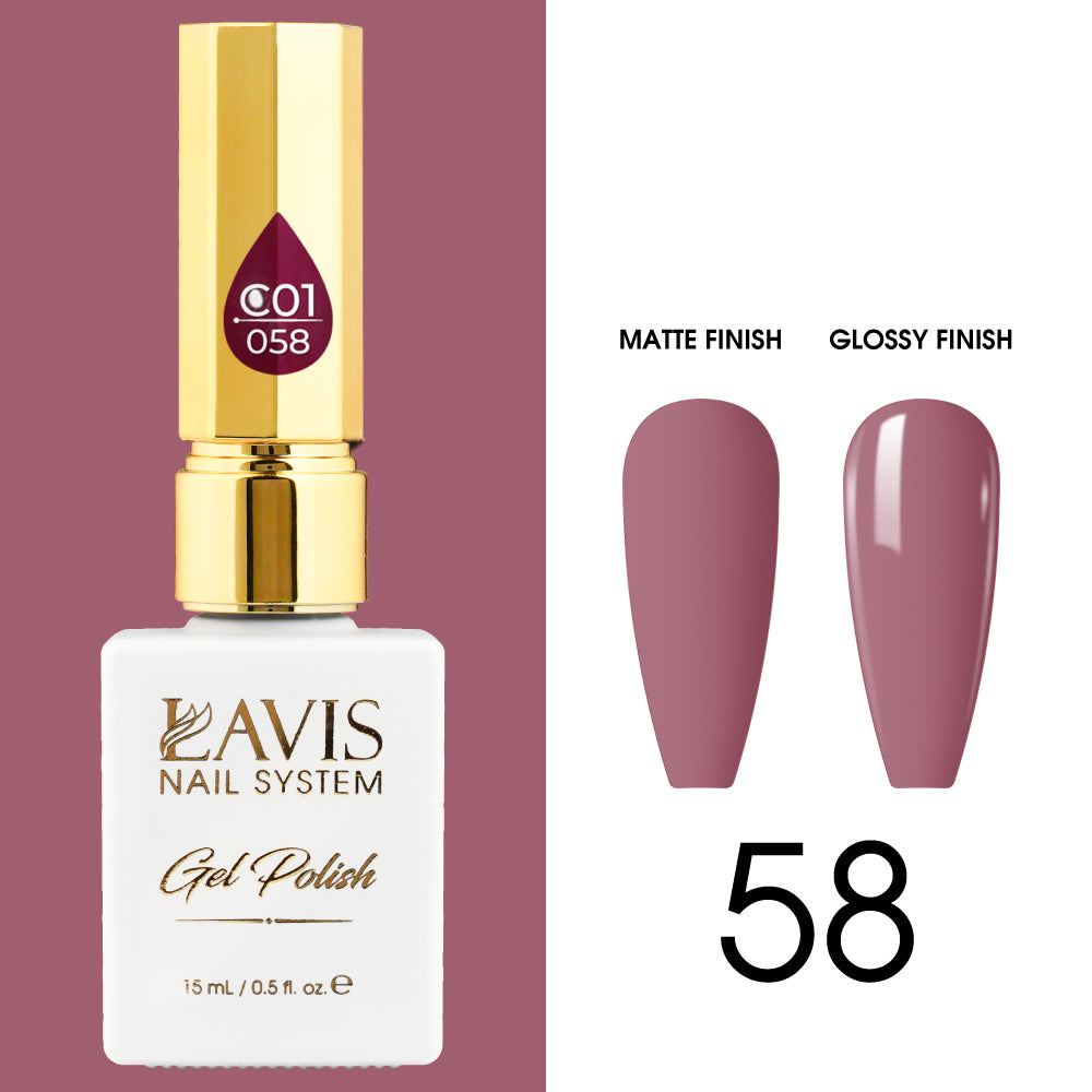 LAVIS C01 - 058 - Gel Polish 0.5 oz - Whimsical Collection