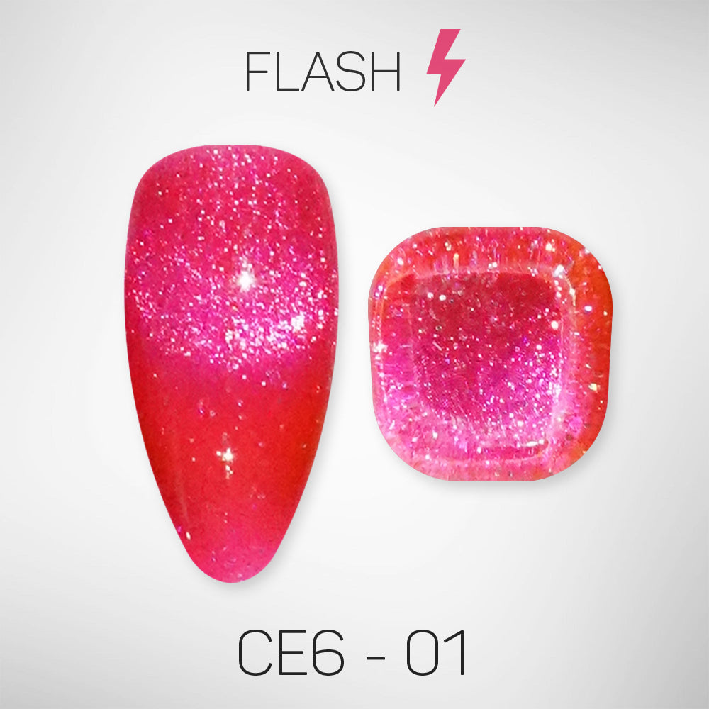 LAVIS Cat Eye CE6 (Ver2) - 01 - Gel Polish 0.5 oz - Starlight Collection