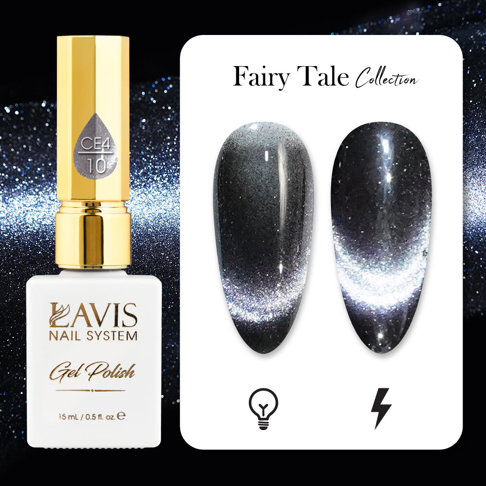 LAVIS Cat Eyes CE4 - 10 - Gel Polish 0.5 oz - Fairy Tale