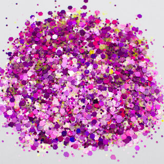 LDS Confetti Glitter Nail Art - CF02 - Hideaway - 0.5 oz
