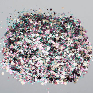 LDS Confetti Glitter Nail Art - CF04 - Moon Prism - 0.5 oz