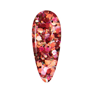 LDS Confetti Glitter Nail Art - CF05 - Hotness - 0.5 oz