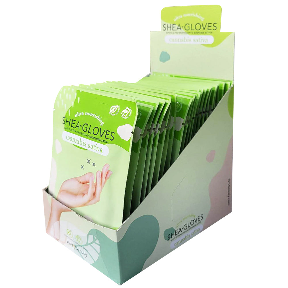 AVRY BEAUTY - Box of 25 Shea Glove - Cannabis