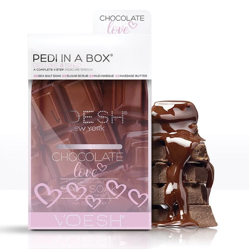 VOESH Pedicure in Box 4 Step Kit - Chocolate Love