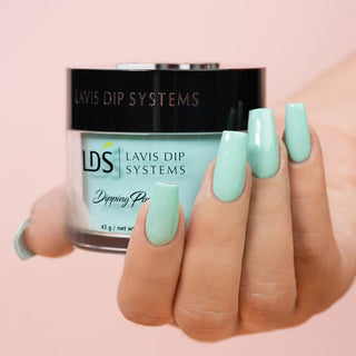  LDS Blue Mint Dipping Powder Nail Colors - 001 Breakfast at Tiffany's by LDS sold by Lavis Dip Systems Inc