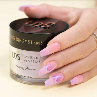  LDS Purple Dipping Powder Nail Colors - 004 Lilac Garden by LDS sold by Lavis Dip Systems Inc