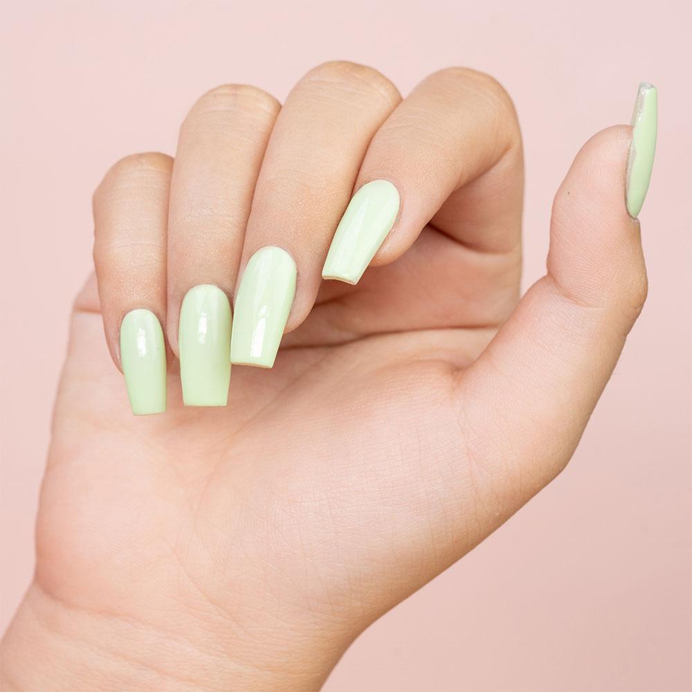 LDS Green Dipping Powder Nail Colors - 008 Green Chantilly