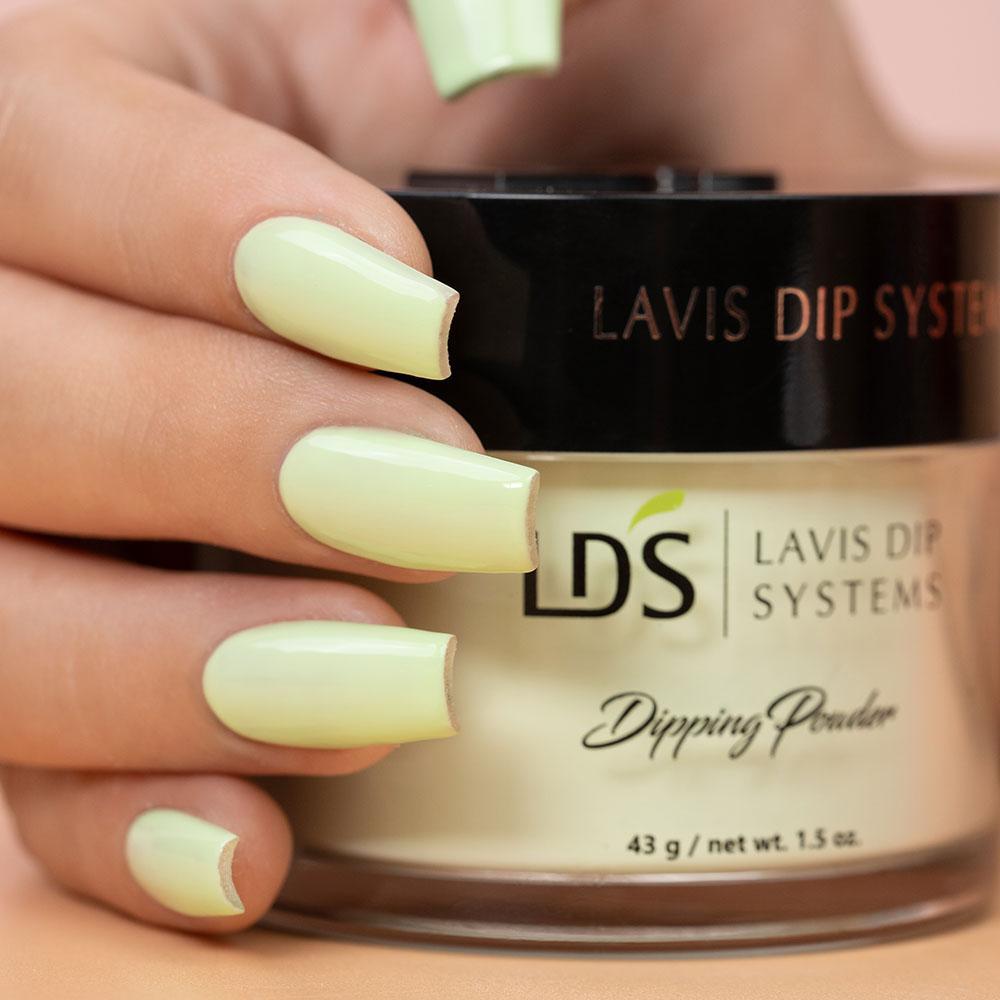 LDS Green Dipping Powder Nail Colors - 008 Green Chantilly