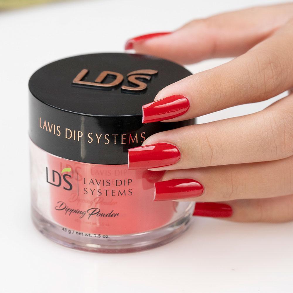  LDS Red Dipping Powder Nail Colors - 100 Bloody Mary by LDS sold by Lavis Dip Systems Inc