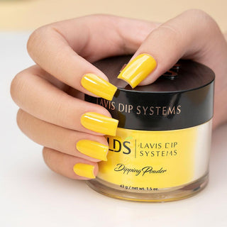  LDS Yellow Dipping Powder Nail Colors - 103 Sun Shines On My Mind by LDS sold by Lavis Dip Systems Inc